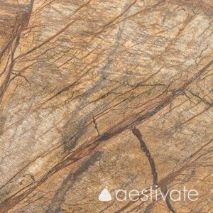 Marmorfliese Rainforest Brown satiniert aestivate