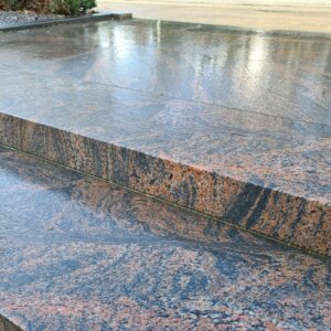 Blockstufen Granit aestivate
