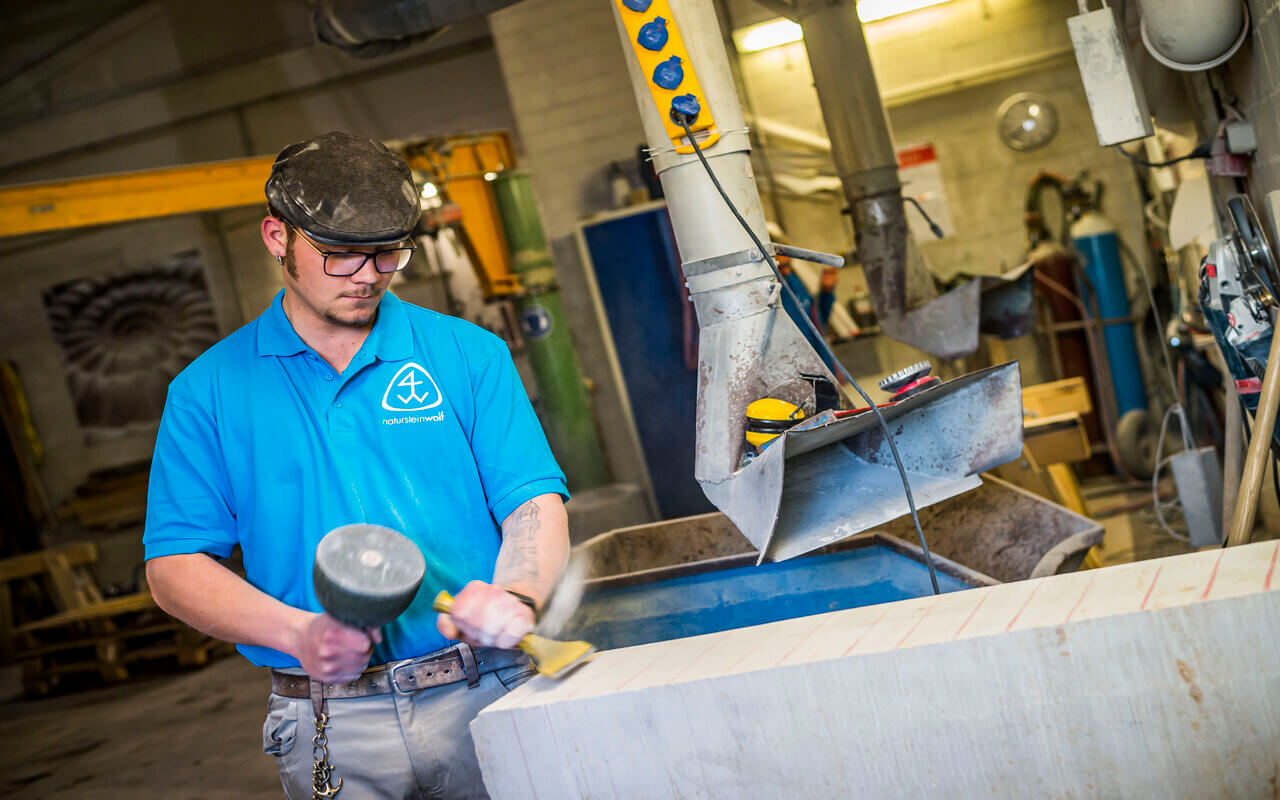 natursteinoberfläche_scharriert_-_aestivate | aestivate Scharrieren von natursteinoberflächen aestiavte