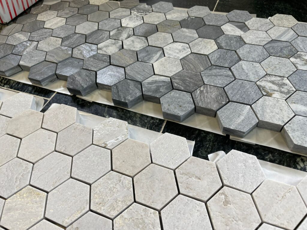 Mosaik aus Quarzit aestivate