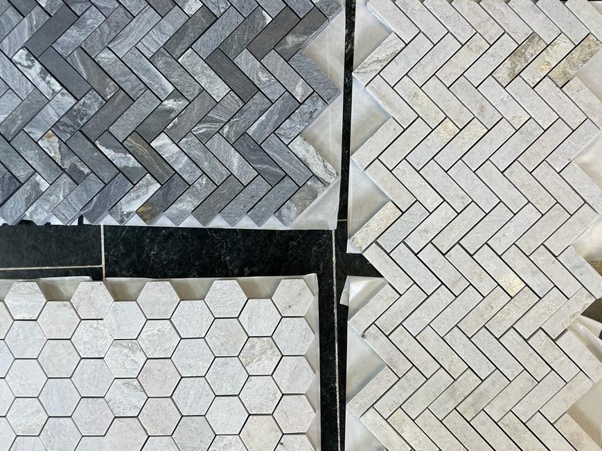 Silberquarzit Mosaik aestivate